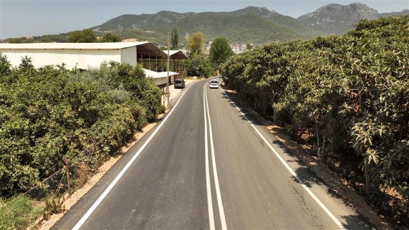 Oba mahallesi’nde asfalt çalışması tamamlandı