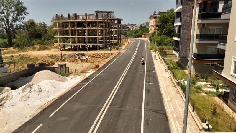 Oba mahallesi’nde asfalt çalışması tamamlandı
