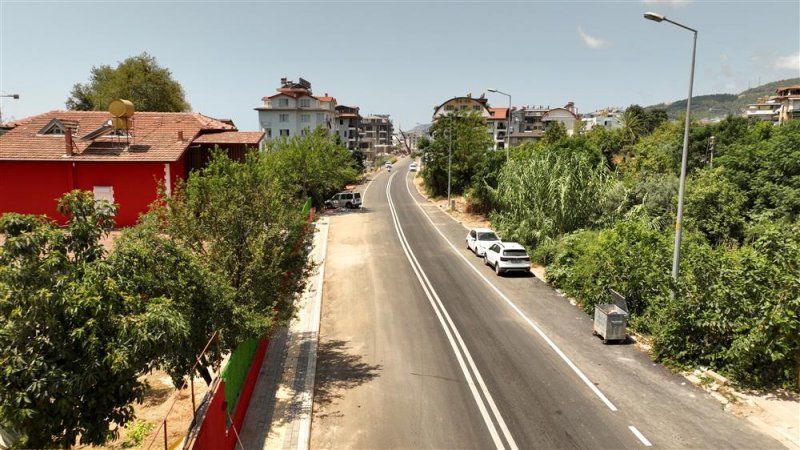 Oba mahallesi’nde asfalt çalışması tamamlandı