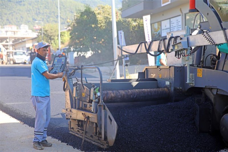 Oba mahallesi’nde asfalt çalışması tamamlandı