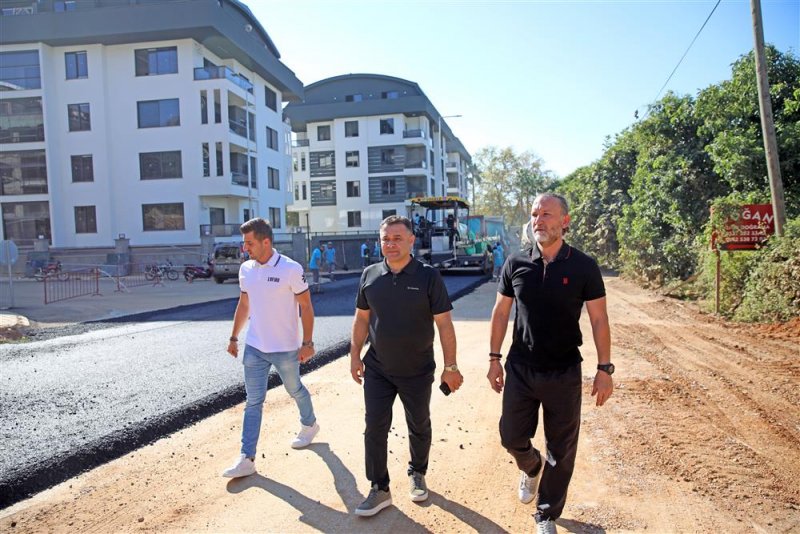 Oba mahallesi’nde asfalt çalışması tamamlandı