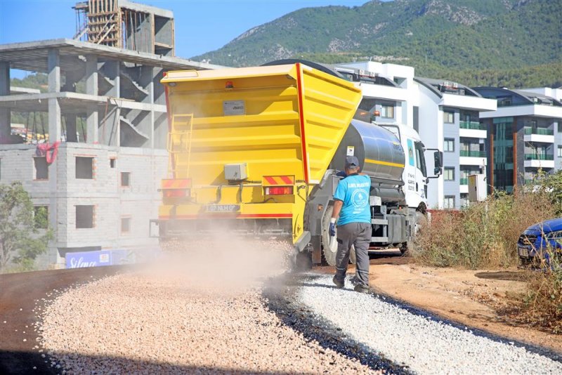 Oba mahallesi’nde asfalt çalışması tamamlandı
