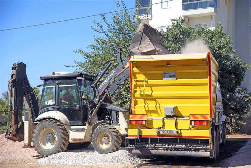 Oba mahallesi’nde asfalt çalışması tamamlandı