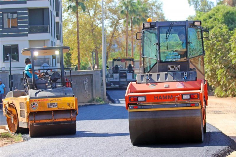 Oba mahallesi’nde asfalt çalışması tamamlandı