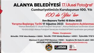 Alanya belediyesi cumhuriyetin 100. yılına özel fotoğraf yarışması düzenliyor