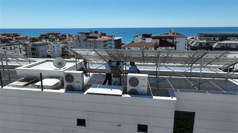 Alanya belediyesi enerjisini güneşten almaya devam ediyor