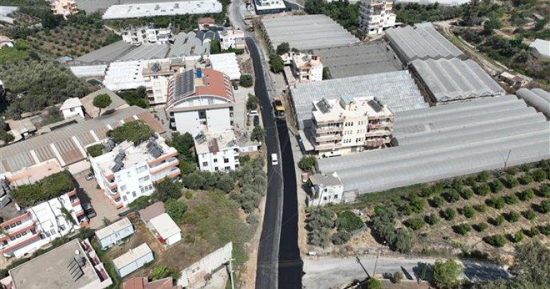 Alanya belediyesi’nden batı bölgesine büyük asfalt hamlesi - 3 kilometrelik konaklı toslak güzelbağ yolu asfaltlanıyor