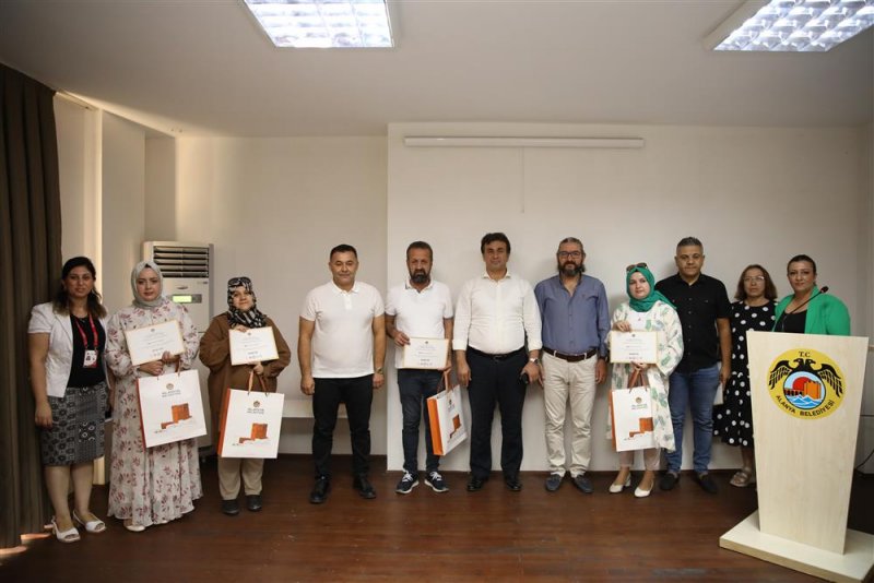 Alanya temalı su kabağı teraryum projesi hayata geçti