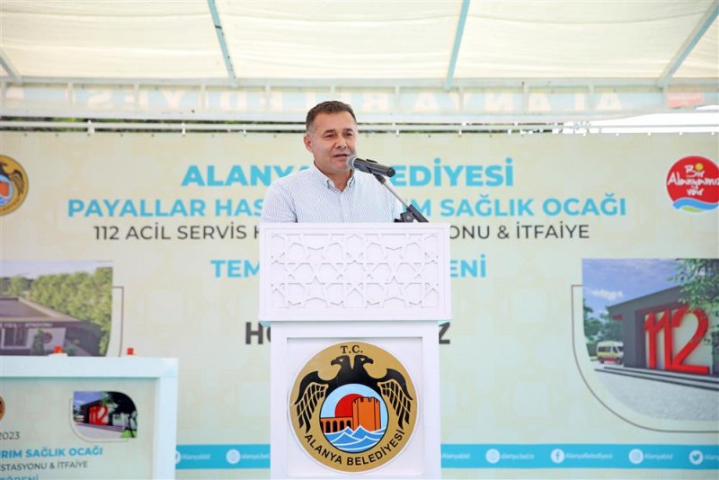 Başkan yücel 8’inci sağlık ocağının temelini attı