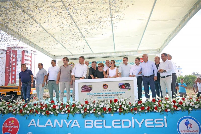 Başkan yücel 8’inci sağlık ocağının temelini attı