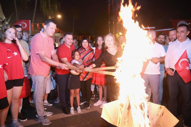 Büyük zaferin 101. yılı alanya’da coşkuyla kutlandı