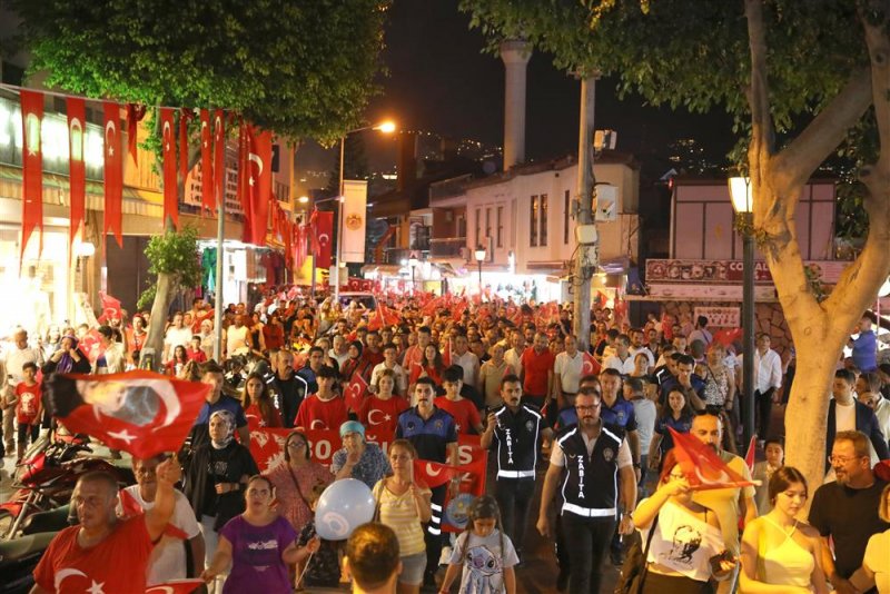 Büyük zaferin 101. yılı alanya’da coşkuyla kutlandı