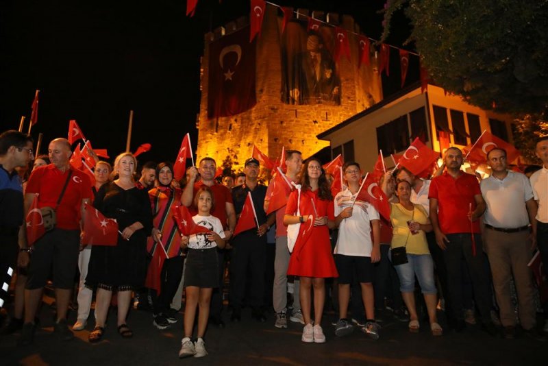 Büyük zaferin 101. yılı alanya’da coşkuyla kutlandı