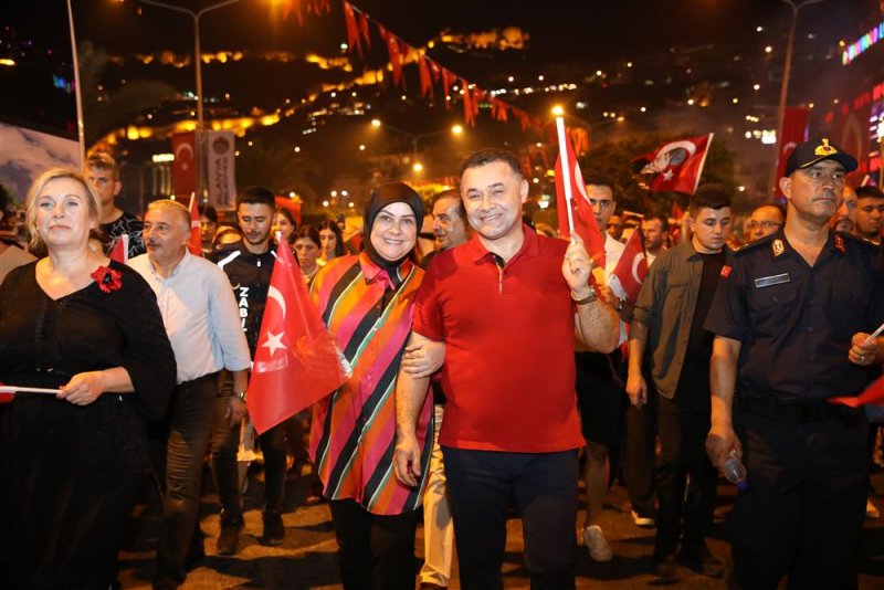 Büyük zaferin 101. yılı alanya’da coşkuyla kutlandı