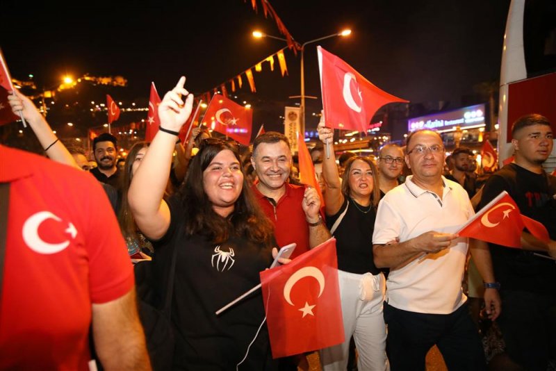 Büyük zaferin 101. yılı alanya’da coşkuyla kutlandı