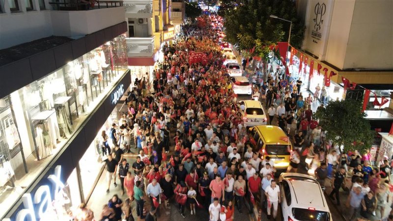 Büyük zaferin 101. yılı alanya’da coşkuyla kutlandı