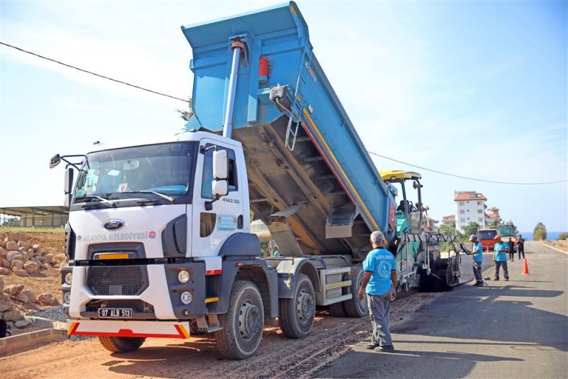 Kestel 30 metreli yolda asfalt çalışması başlatıldı