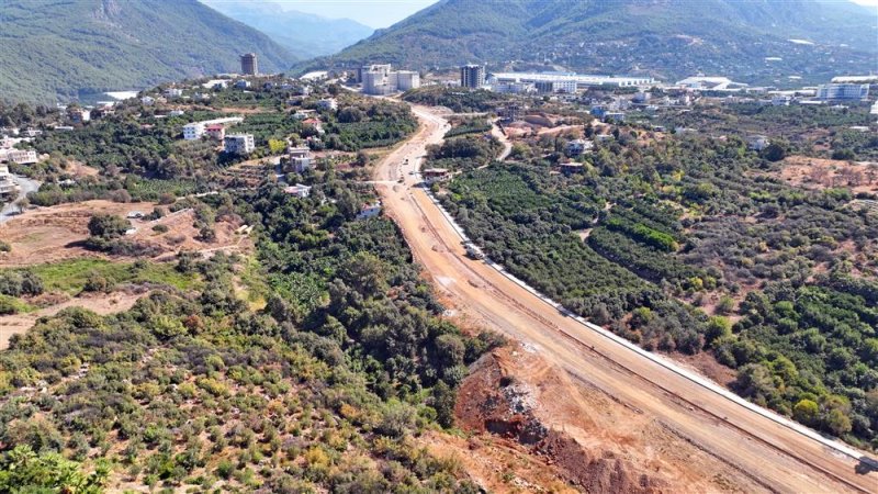 Kestel 30 metreli yolda asfalt çalışması başlatıldı