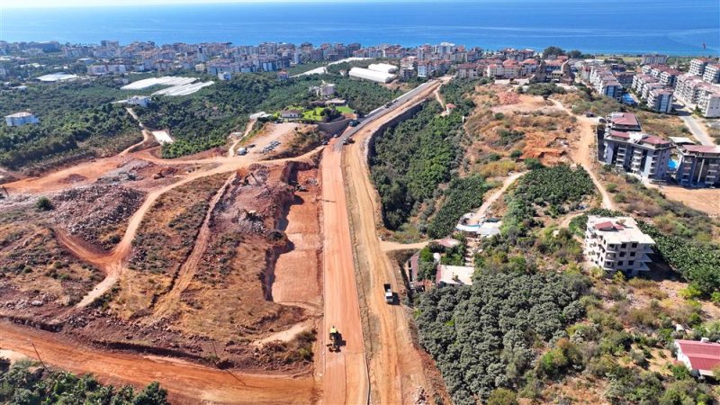 Kestel 30 metreli yolda asfalt çalışması başlatıldı