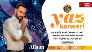 Yaz konserleri için geri sayım başladı avsallar’da alişan rüzgarı esecek