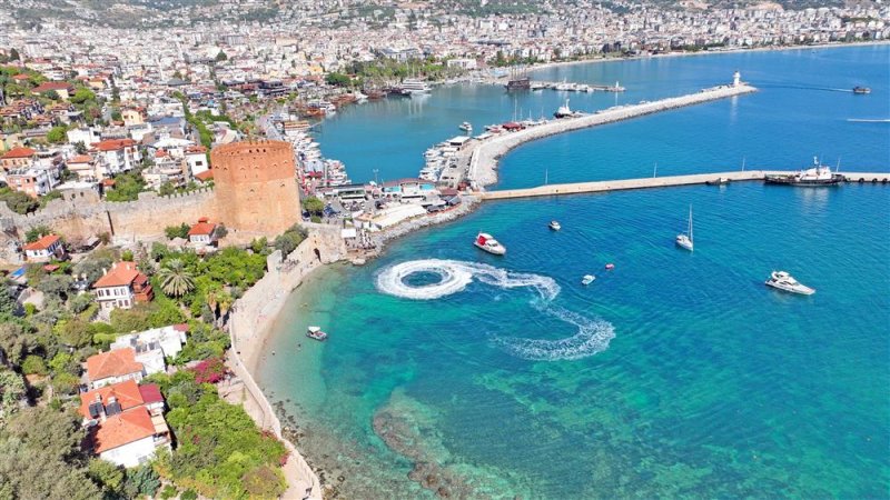 9. dip temiz tertemiz etkinliği gerçekleştirildi 100. yıl cumhuriyet dalışı yapılarak deniz dibinde türk bayrağı açıldı