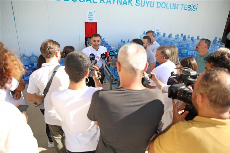 Alaiye su hizmete girdi başkan yücel: &quot;hem kaliteli, hem yüzde 50 daha ucuz alaiye su'yu ürettik her eve girmesini sağlayacağız&quot;