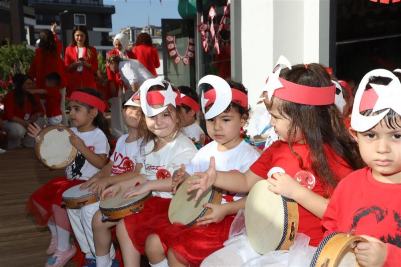Alanya belediye kreşinde cumhuriyet’in 100. yıl coşkusu