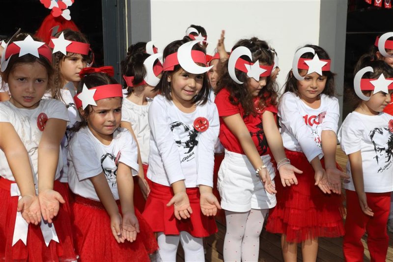 Alanya belediye kreşinde cumhuriyet’in 100. yıl coşkusu
