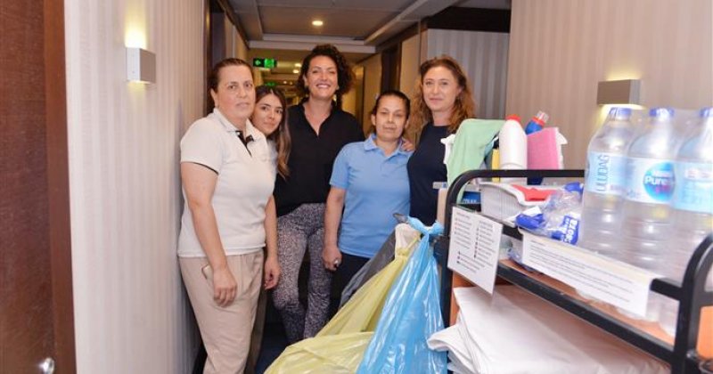 Alanya belediyesi 375 otelde sıfır atık eğitimi verdi