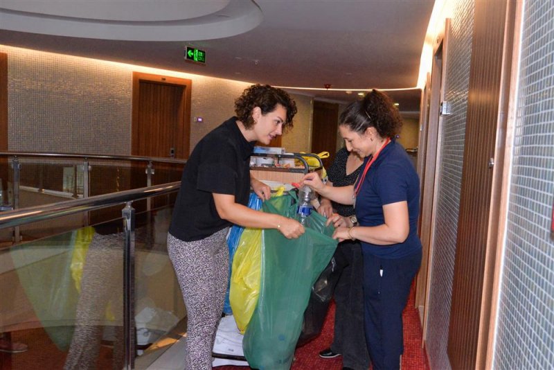 Alanya belediyesi 375 otelde sıfır atık eğitimi verdi