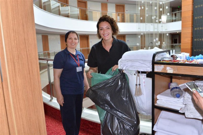 Alanya belediyesi 375 otelde sıfır atık eğitimi verdi
