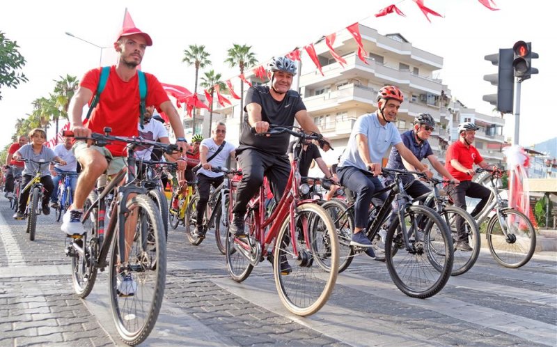 Alanya’da 100. yıl bisiklet turu