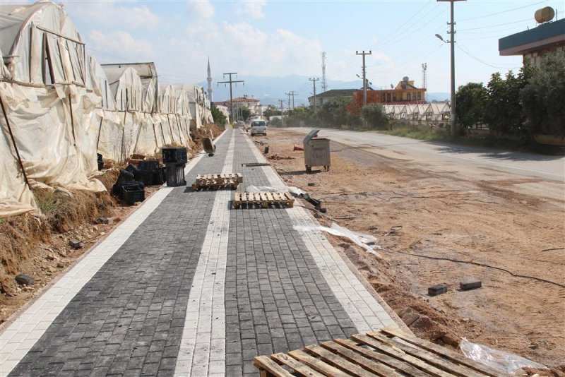 Payallar atatürk caddesi yeni kaldırımı ile modern bir görünüme kavuşturuluyor