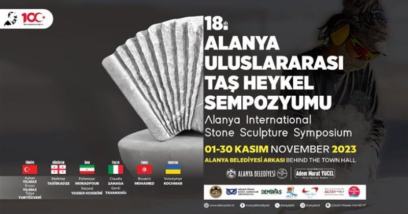 18. uluslararası alanya taş heykel sempozyumu başlıyor