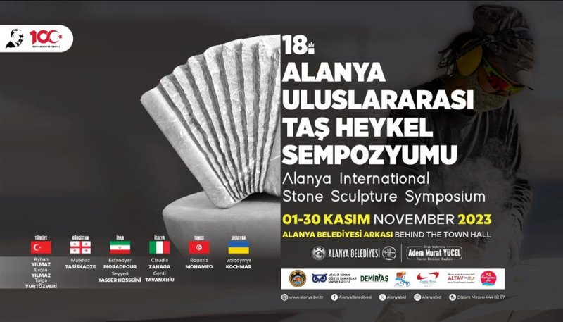 18. uluslararası alanya taş heykel sempozyumu başlıyor