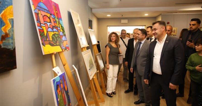 8. alanya uluslararası sanat sergisi açıldı