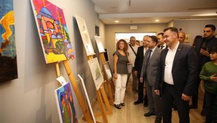 8. alanya uluslararası sanat sergisi açıldı
