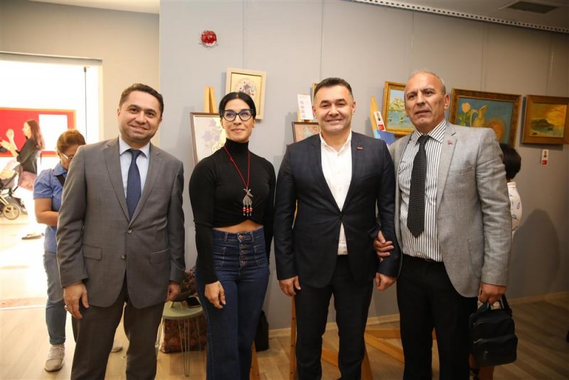 8. alanya uluslararası sanat sergisi açıldı