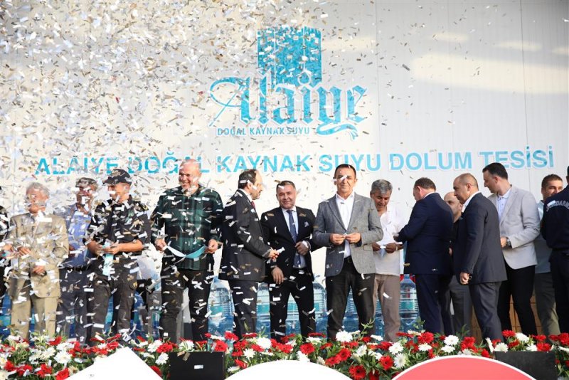 Alaiye doğal kaynak suyu üretim fabrikası hizmete girdi