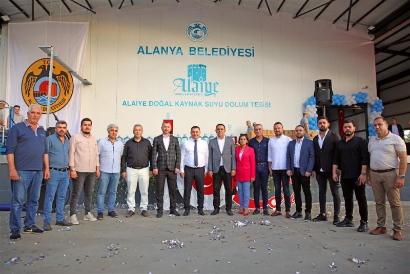 Alaiye doğal kaynak suyu üretim fabrikası hizmete girdi