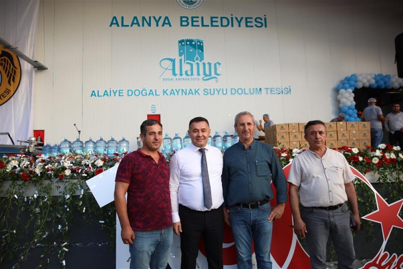Alaiye doğal kaynak suyu üretim fabrikası hizmete girdi