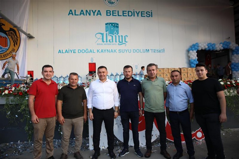 Alaiye doğal kaynak suyu üretim fabrikası hizmete girdi