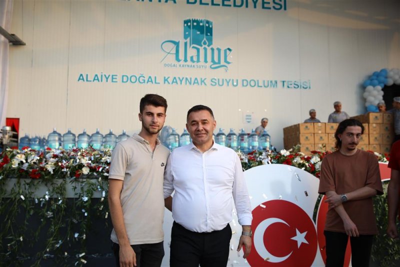Alaiye doğal kaynak suyu üretim fabrikası hizmete girdi
