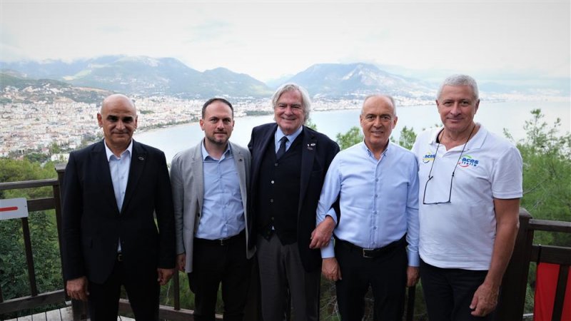 Alanya “akdeniz spor başkenti” aces europe heyeti alanya’daki tesisleri yerinde inceledi