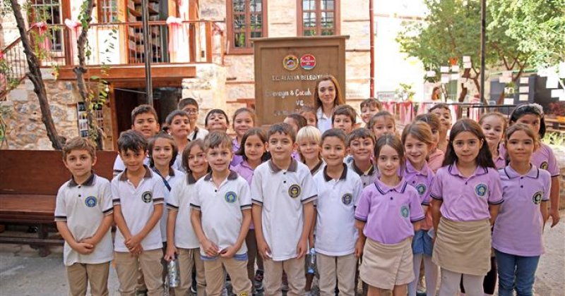 Alanya belediyesi ebeveyn & çocuk atölyesi ve çocuk kütüphanesi yoğun ilgi görüyor