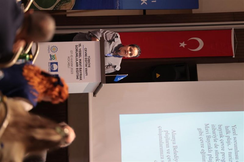 Alanya belediyesi uluslararası katılımlı 15. yerel mavi bayrak sorumluları eğitimine katıldı