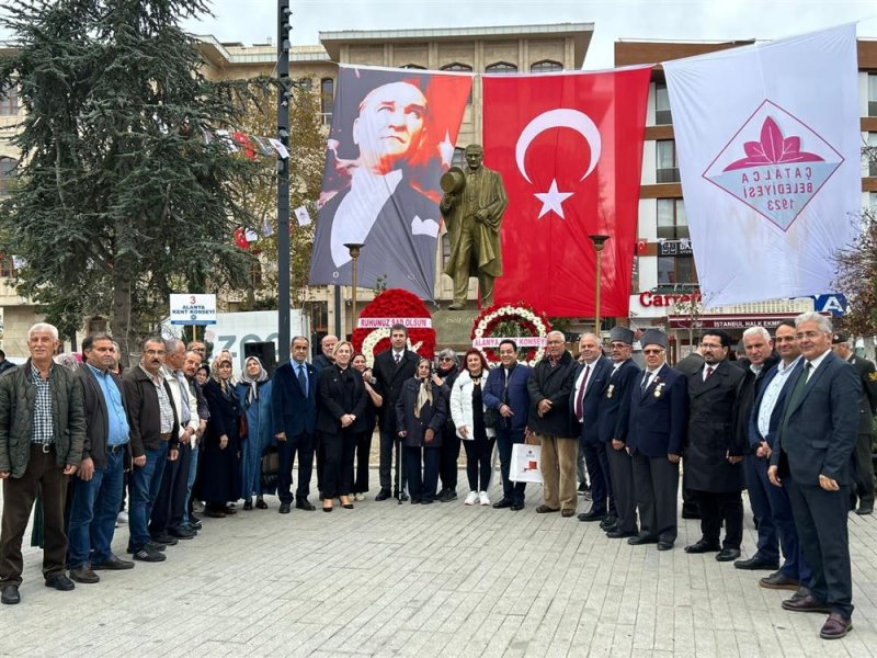 Alanya kent konseyi &ccedil;atalca&rsquo;da alaiye taburu şehitleri unutulmadı