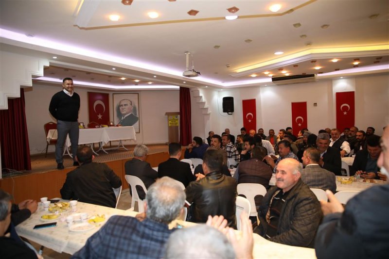 Başkan yücel’e konaklı halkından hizmet teşekkürü