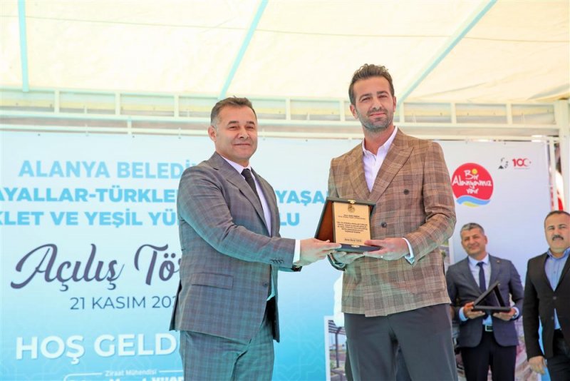 batı bölgesine dev hizmet 100. yıl konaklı-payallar-türkler sosyal yaşam alanları bisiklet ve yeşil yürüyüş yolu açılışı gerçekleştirildi