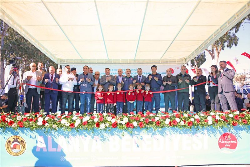 batı bölgesine dev hizmet 100. yıl konaklı-payallar-türkler sosyal yaşam alanları bisiklet ve yeşil yürüyüş yolu açılışı gerçekleştirildi